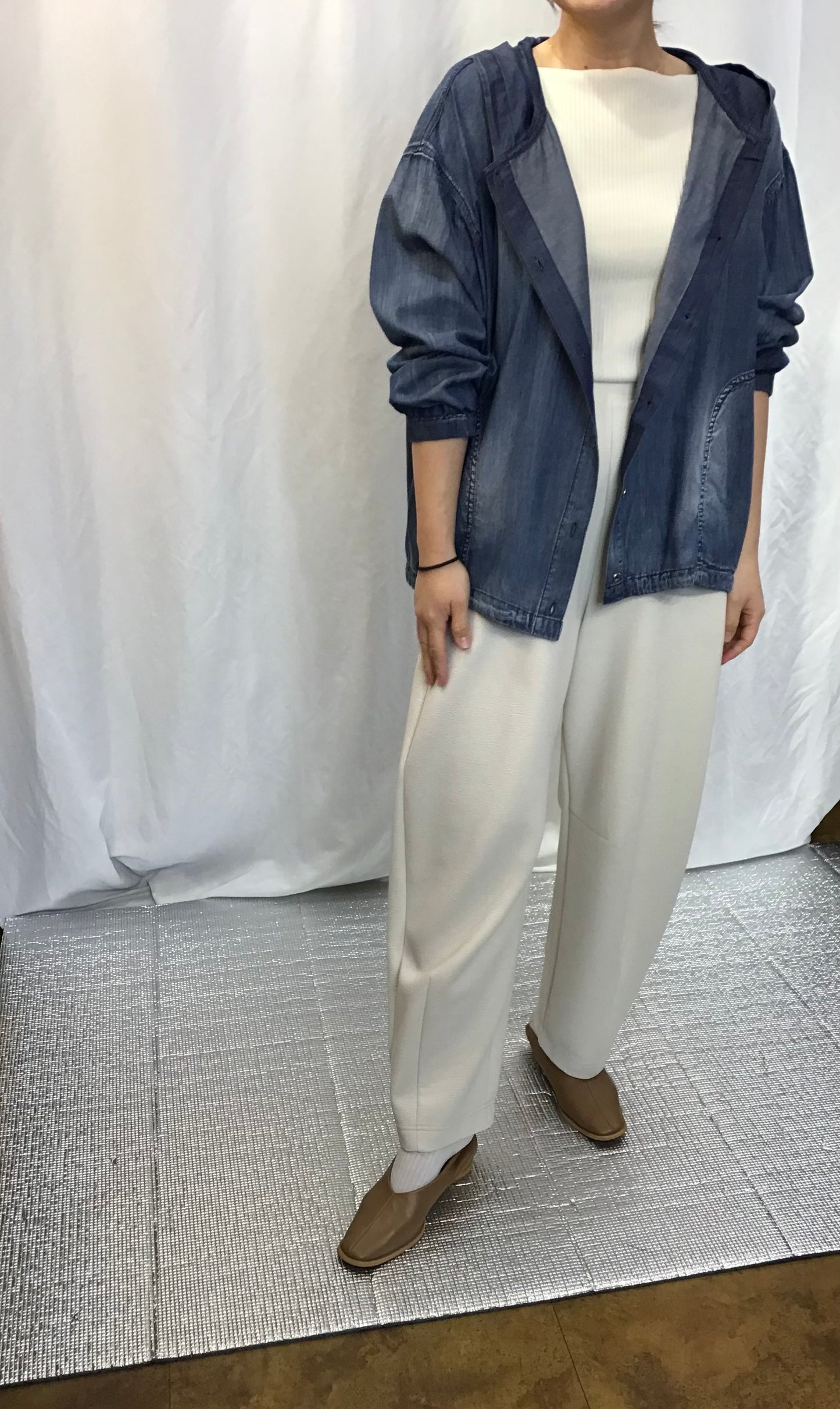 ☆hwyl カップ付リブキャミ