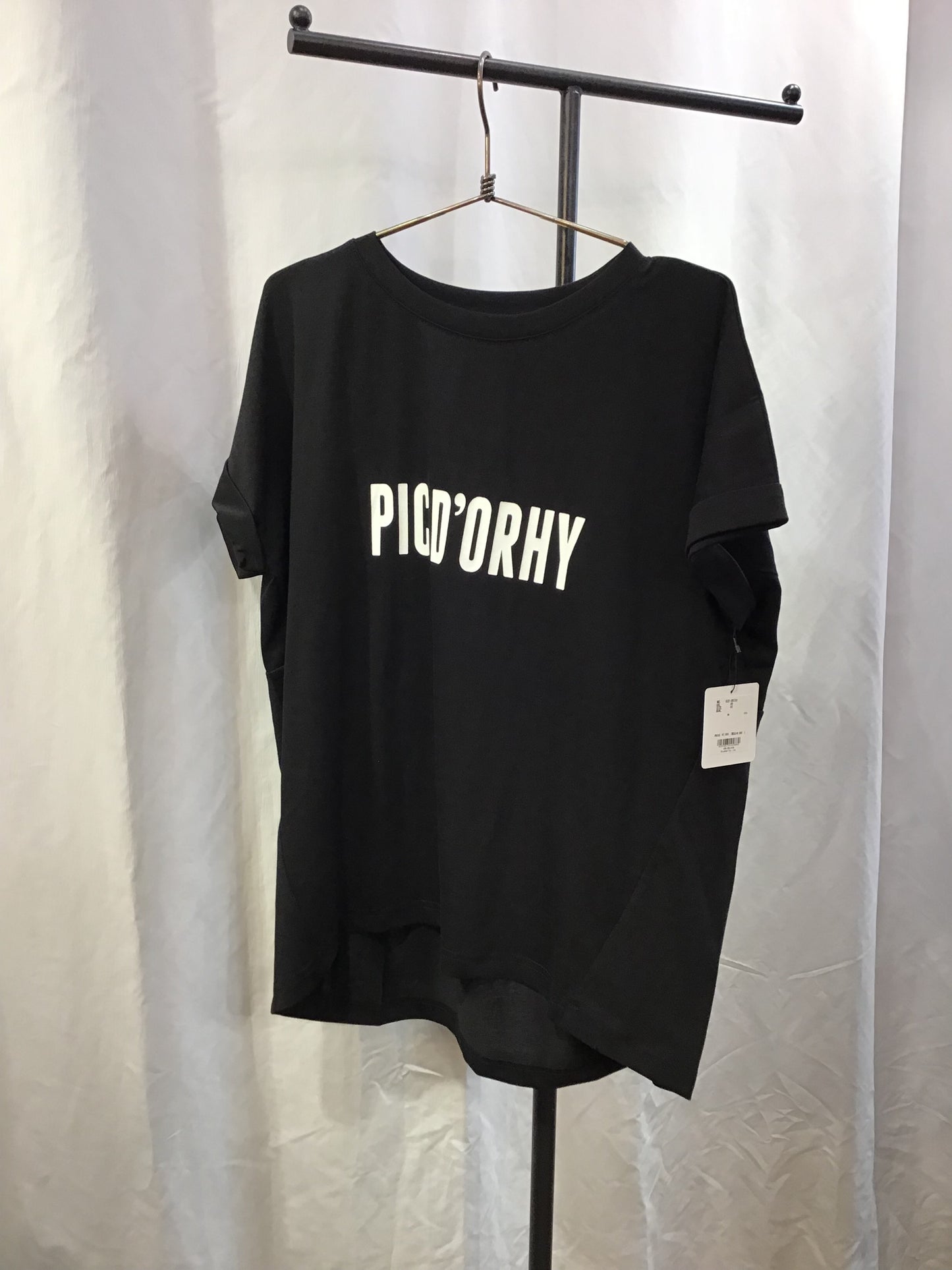 ☆CLOCHE 袖ターンバックロゴT