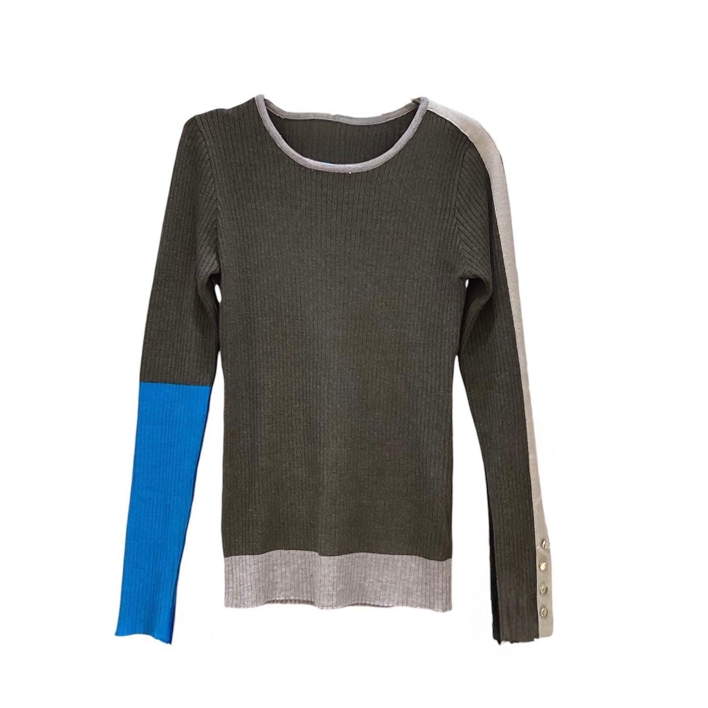 ◎ブロック配色リブニット