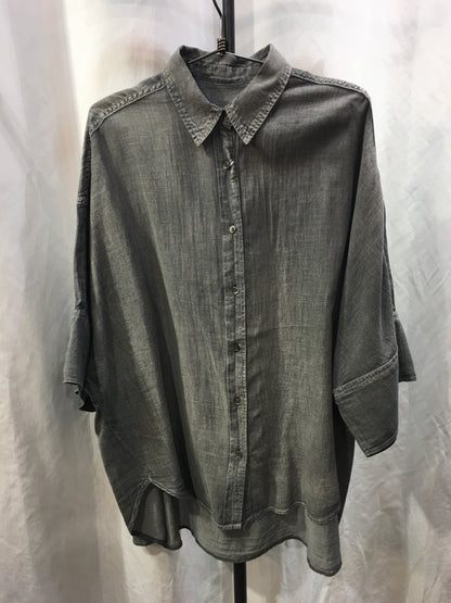 ☆ACUTAシアーデニムビッグカフスドルマンSH