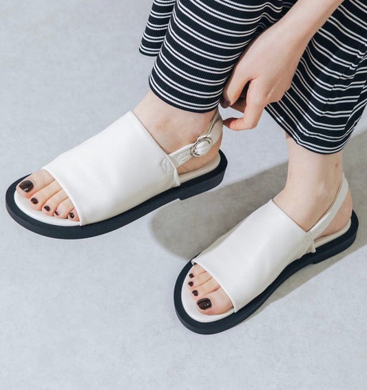 ☆軽量ソフトバックベルトフラットサンダル
