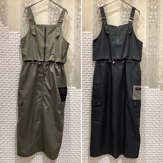 ◯アルファベットZIP3WAYサロペット