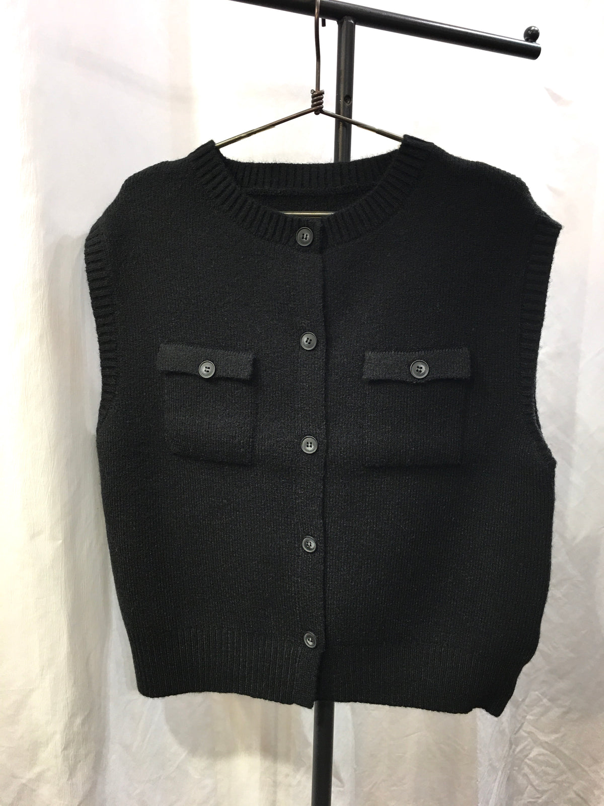 ☆ Amuelle Rosettaニットボタンベスト