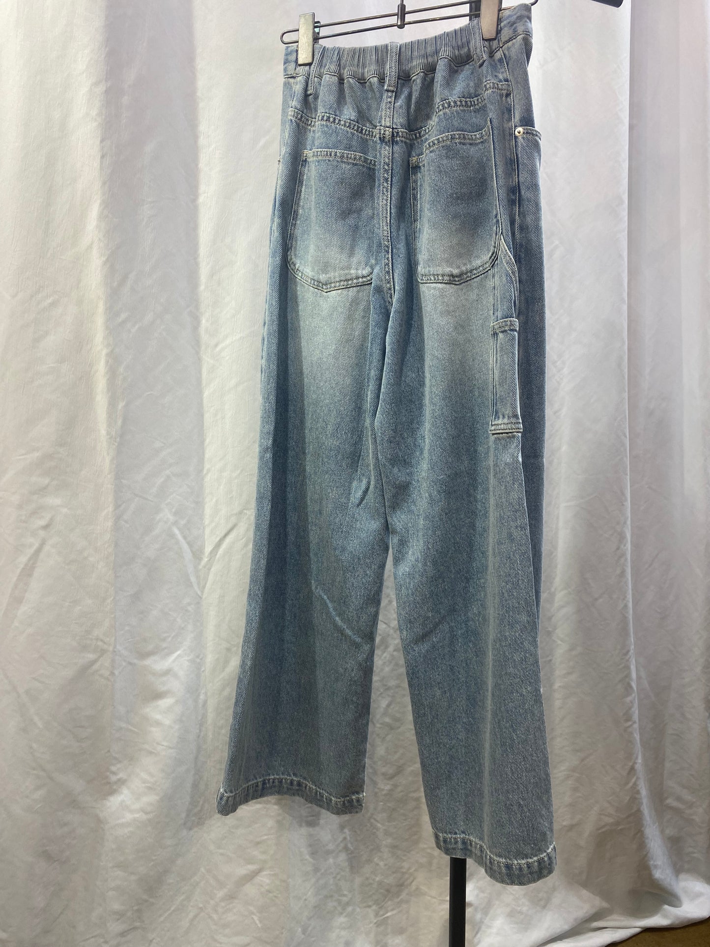 ☆CYAN ソフトデニムタックワイド