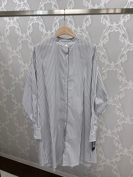 A.N.L バックロゴフレアブラウス