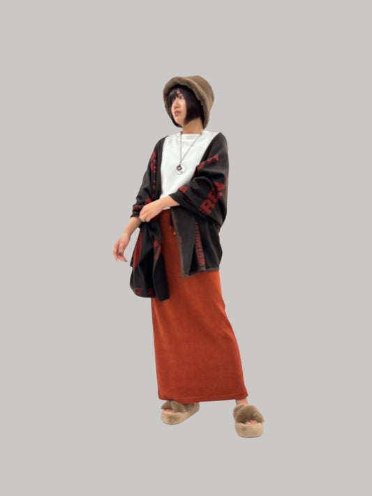 【予約商品】ayane ニットコーデュロイペンシルSK