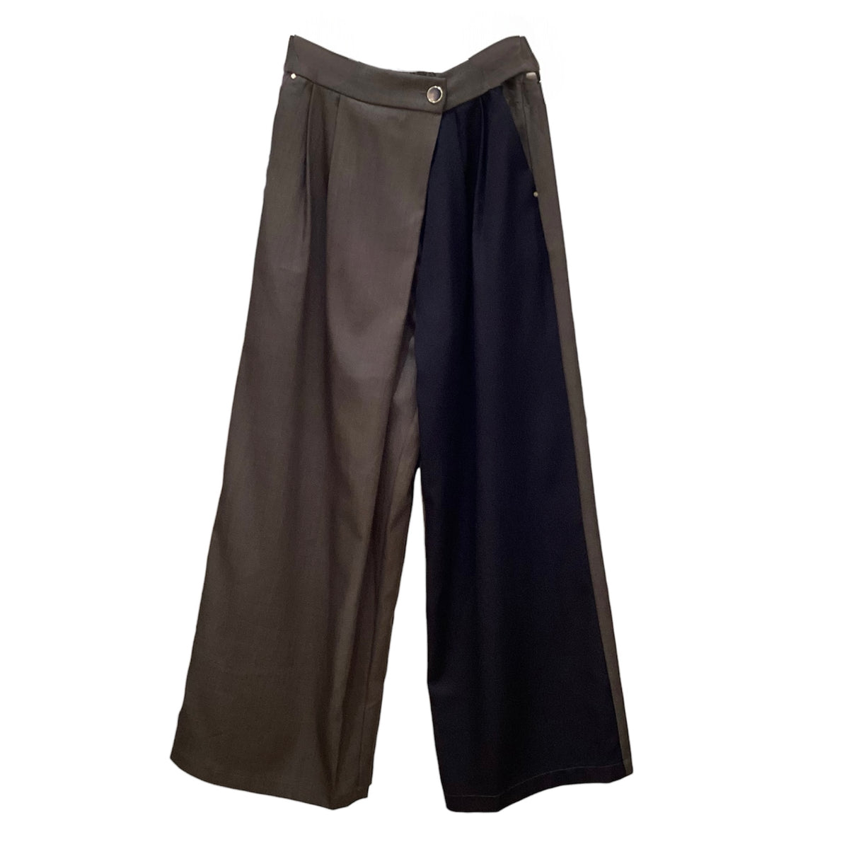 ◎【再入荷】バイカラーワイドスカートPT