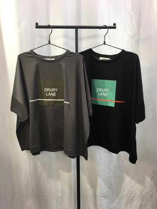 ☆Praia シルケットボックスロゴT