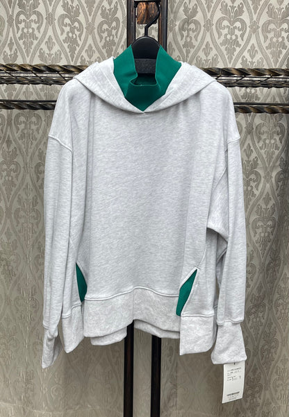 C'EST MOI裏毛配色パーカー