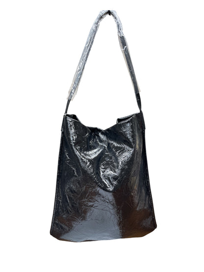 MID GIRL APPLIY シワ加工ショルダートート