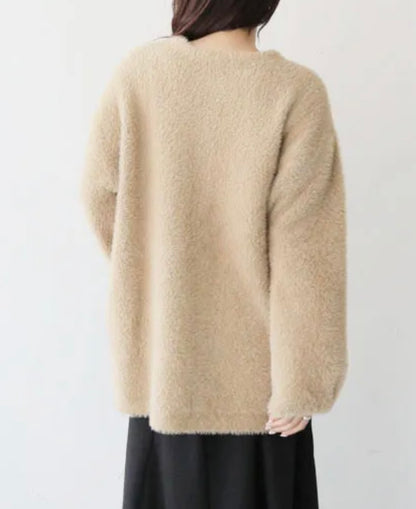 vingtrois ダブルフェイスカーディガン