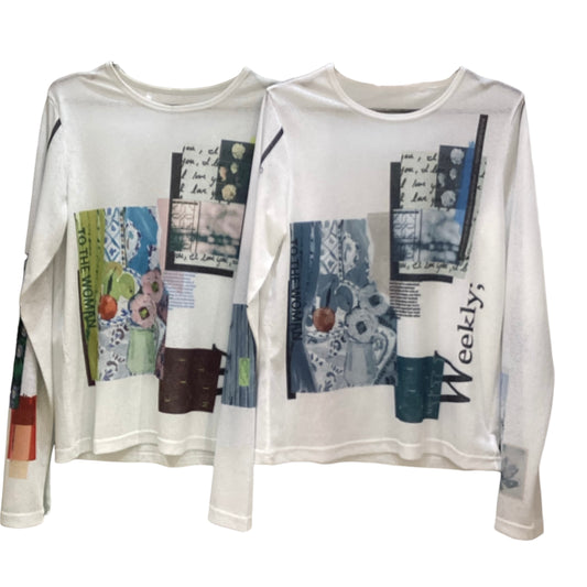◎Eimee Law アートコラージュptシアーロンT