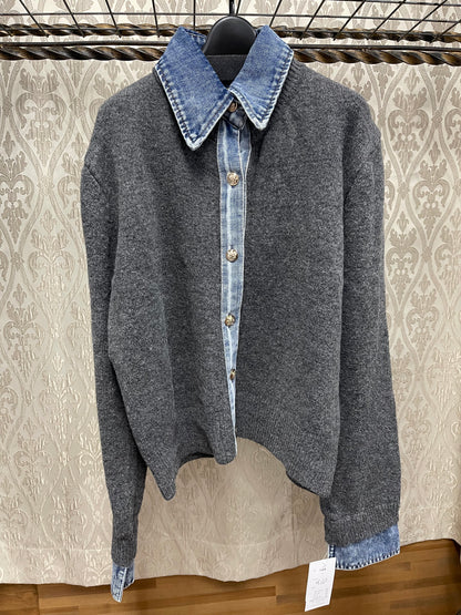 デニムドッキングニットJK