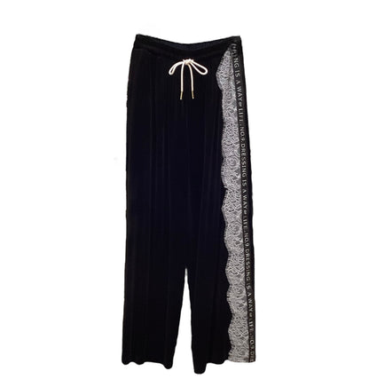 ◎Eimee Law アシメサイドレースベロアPT