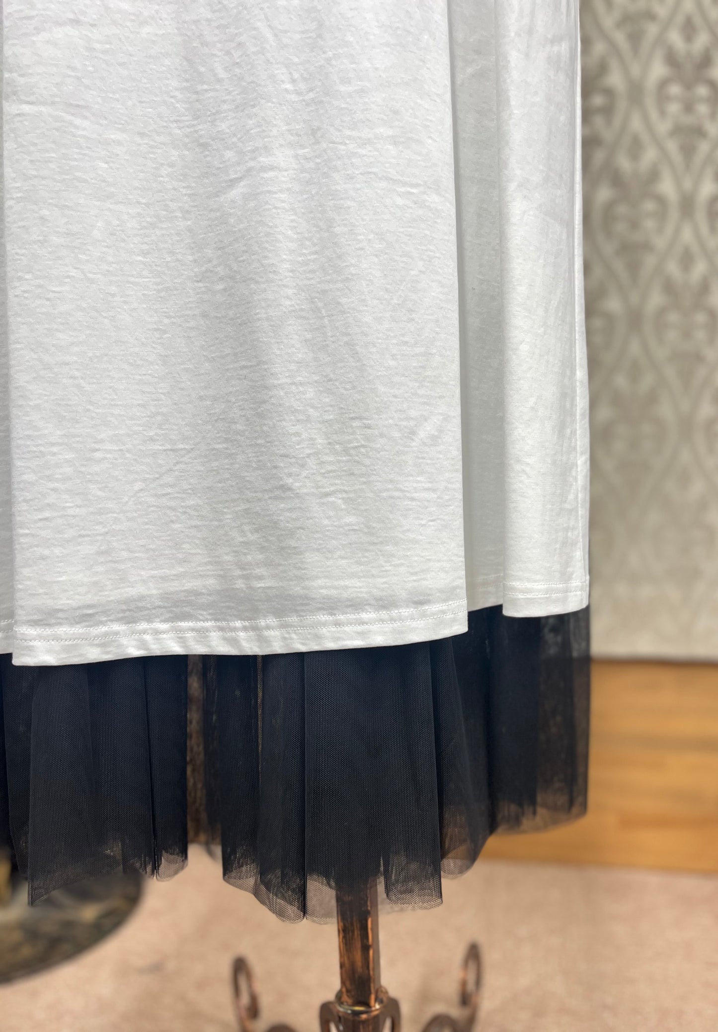 DOS DIOSAS ロングTシャツチュールスカートSET