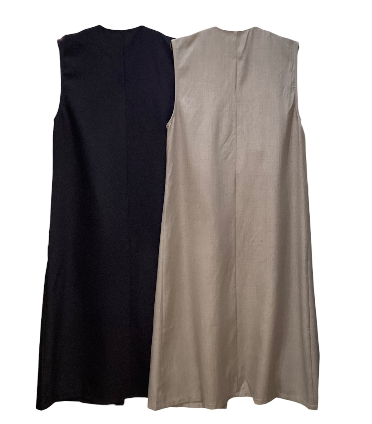 ◎【再入荷】ダブルカラーロングジレ