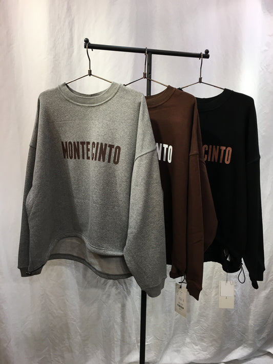 ☆CLOCHE ロゴドロスト裏起毛スウェット
