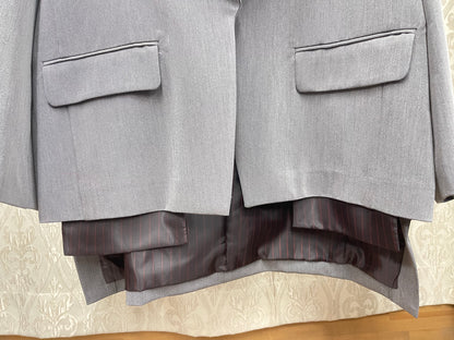 TEVALT 配色ストライプポイントアシンヘムJK