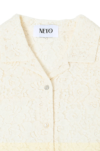 NEVO フリンジレースシャツ