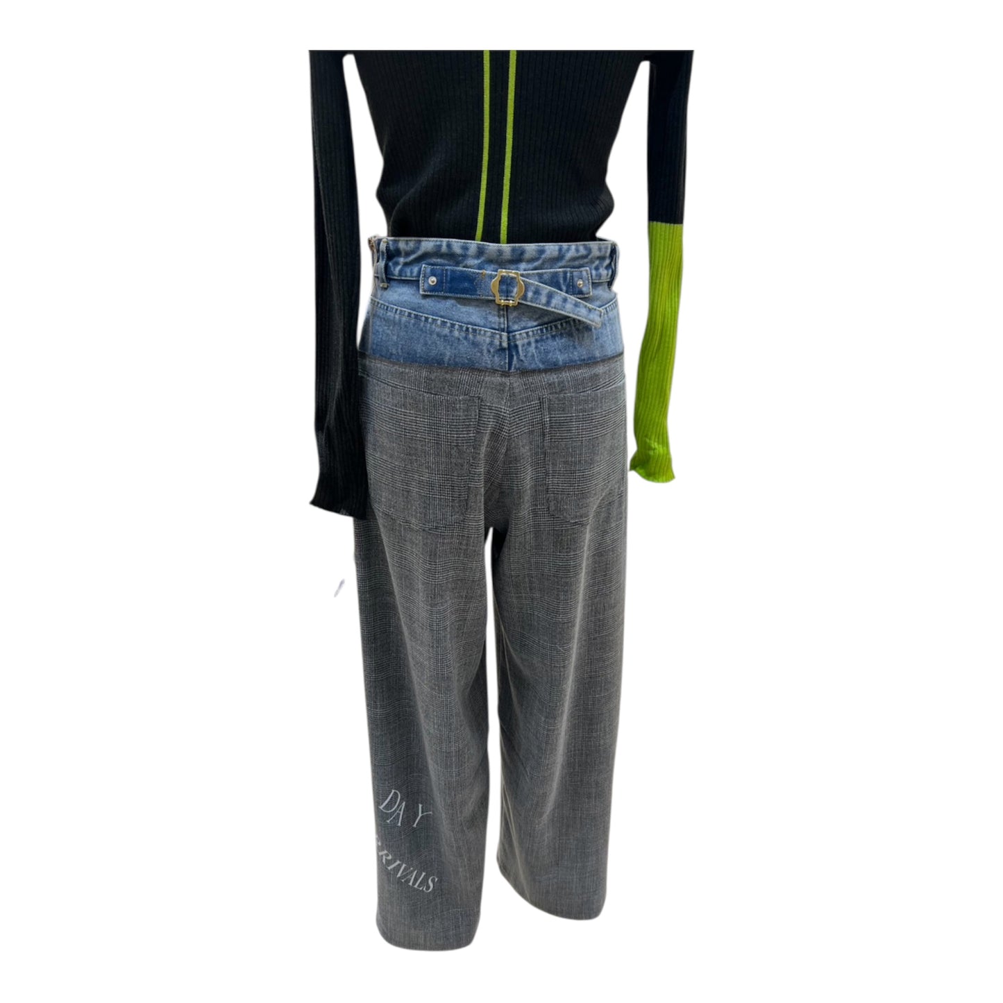 ◎Eimee Lawデニム切替サイドZIPパンツ