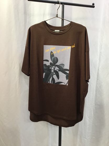 ☆vingtroisドライタッチコットンフォトT