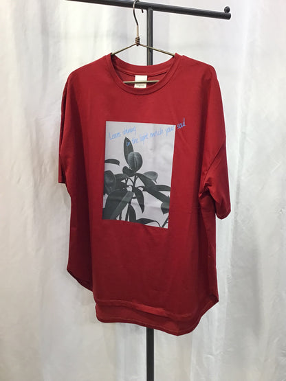 ☆vingtroisドライタッチコットンフォトT