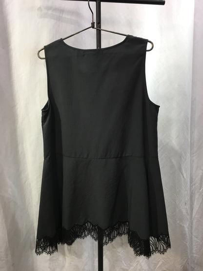 ☆chignonヘムレースサテンタンク