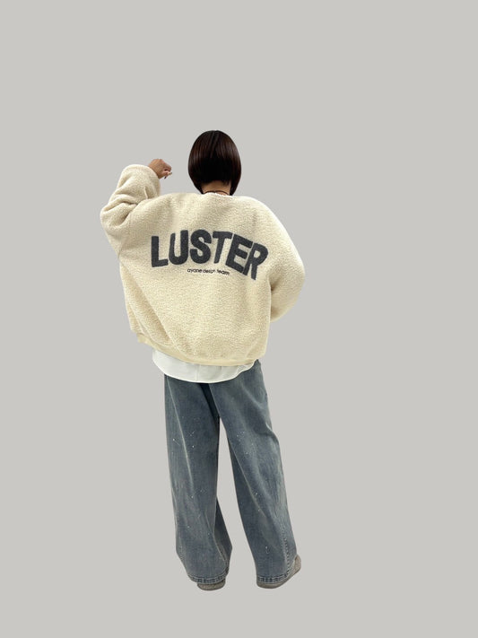【予約商品】ayane バックロゴ刺繍ボアブルゾン