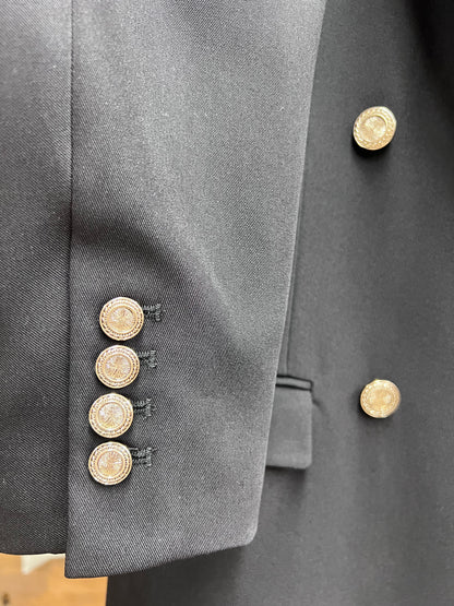 DOS DIOSAS 無地ゴールドボタンテーラーJK