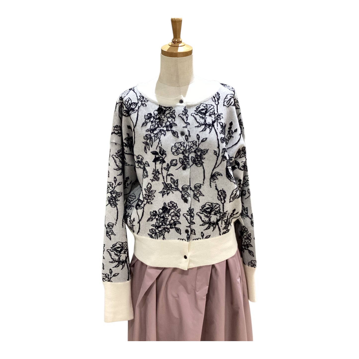 ◎ボタニカル花柄JQ2WAYカーディガン