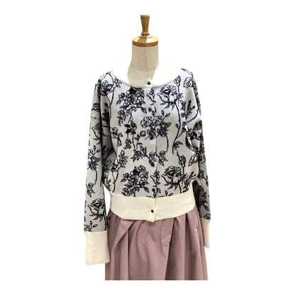 ◎ボタニカル花柄JQ2WAYカーディガン