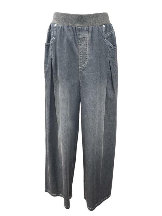 EGLANTINE タックデニムパンツ