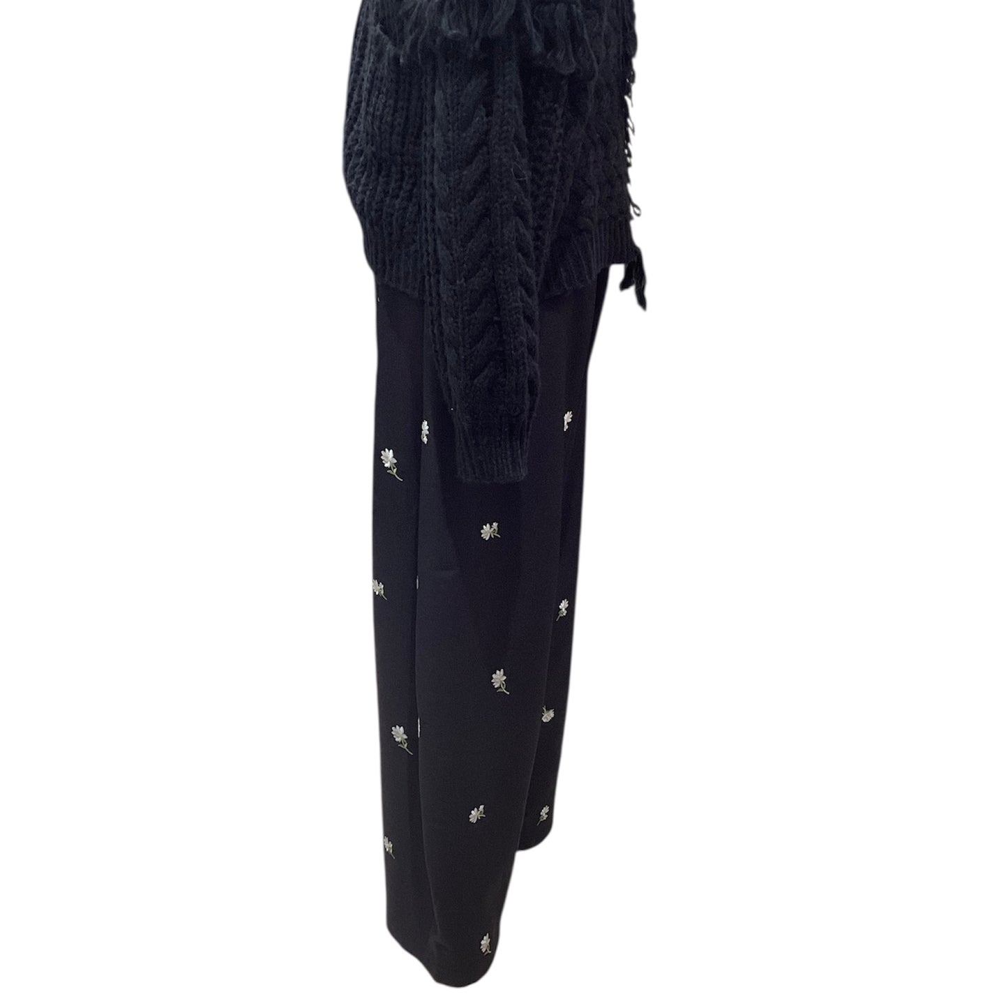 ◎小花柄刺繍コクーンイージーPT