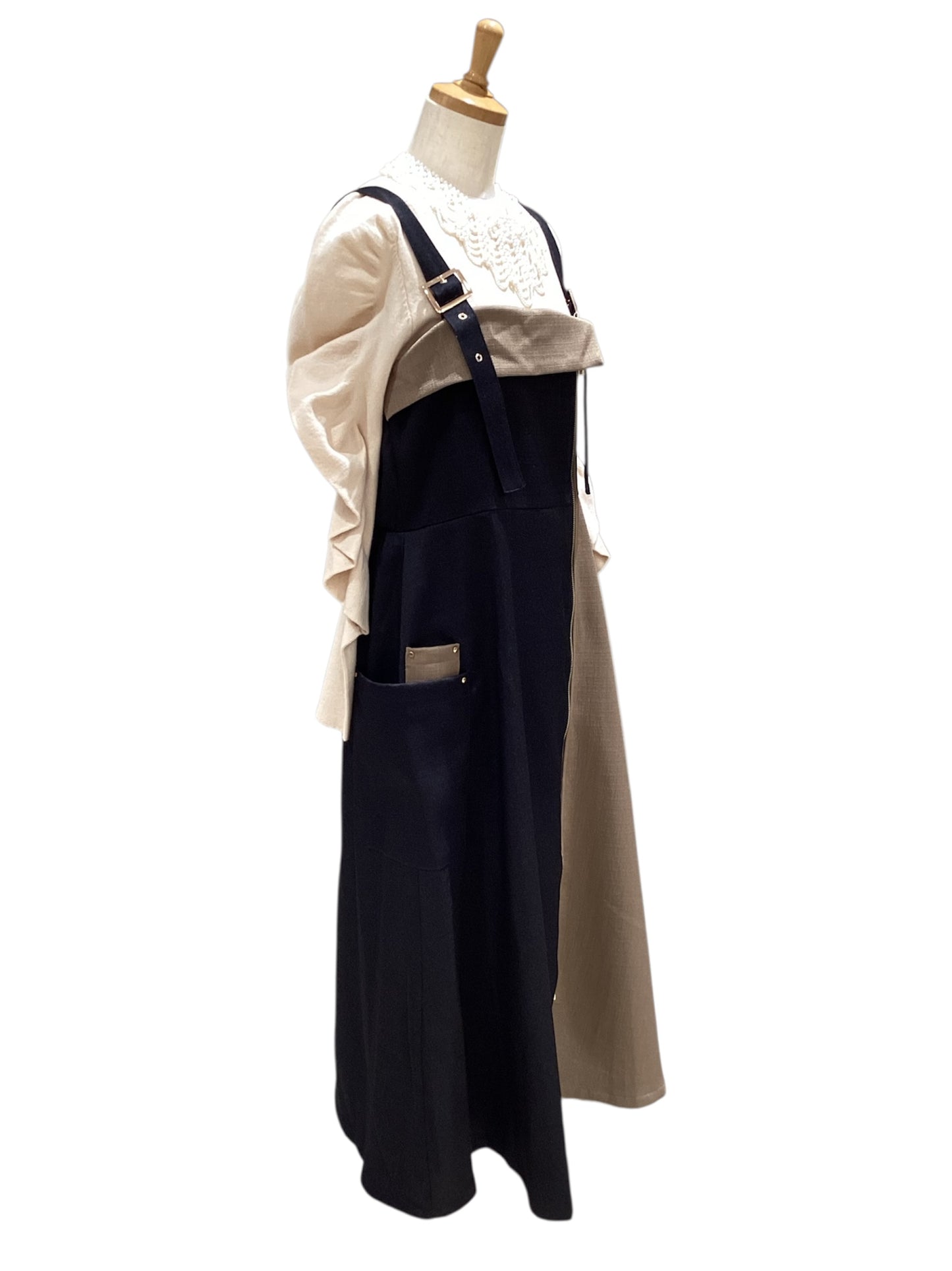 ◎サイドジップファンシーJSK