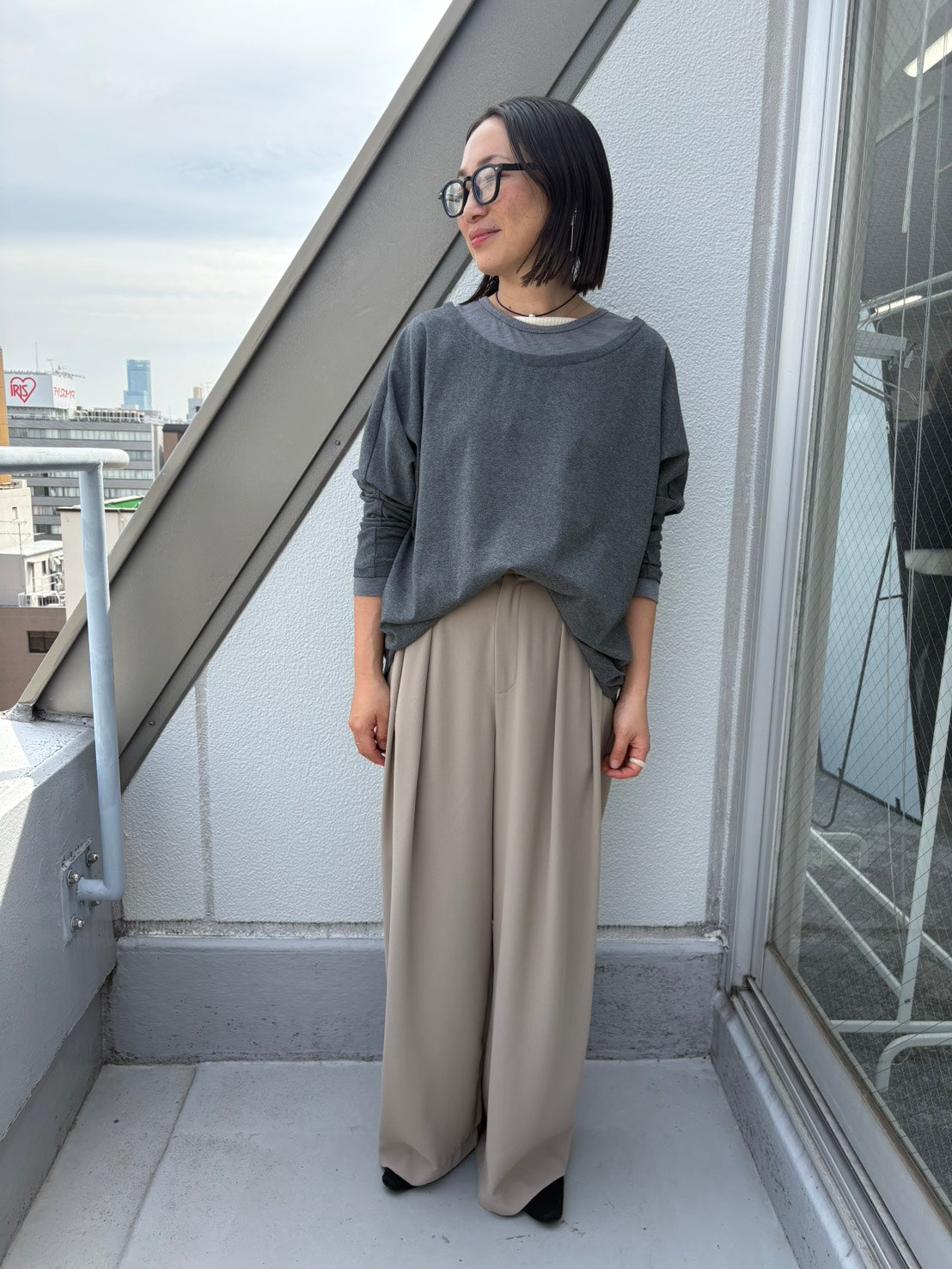 ☆予約CYANレイヤーネックドルマンtops【即日決済で次から使える10％還元クーポンもらえます】