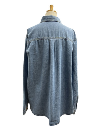 ◎キャット刺繍デニムシャツ