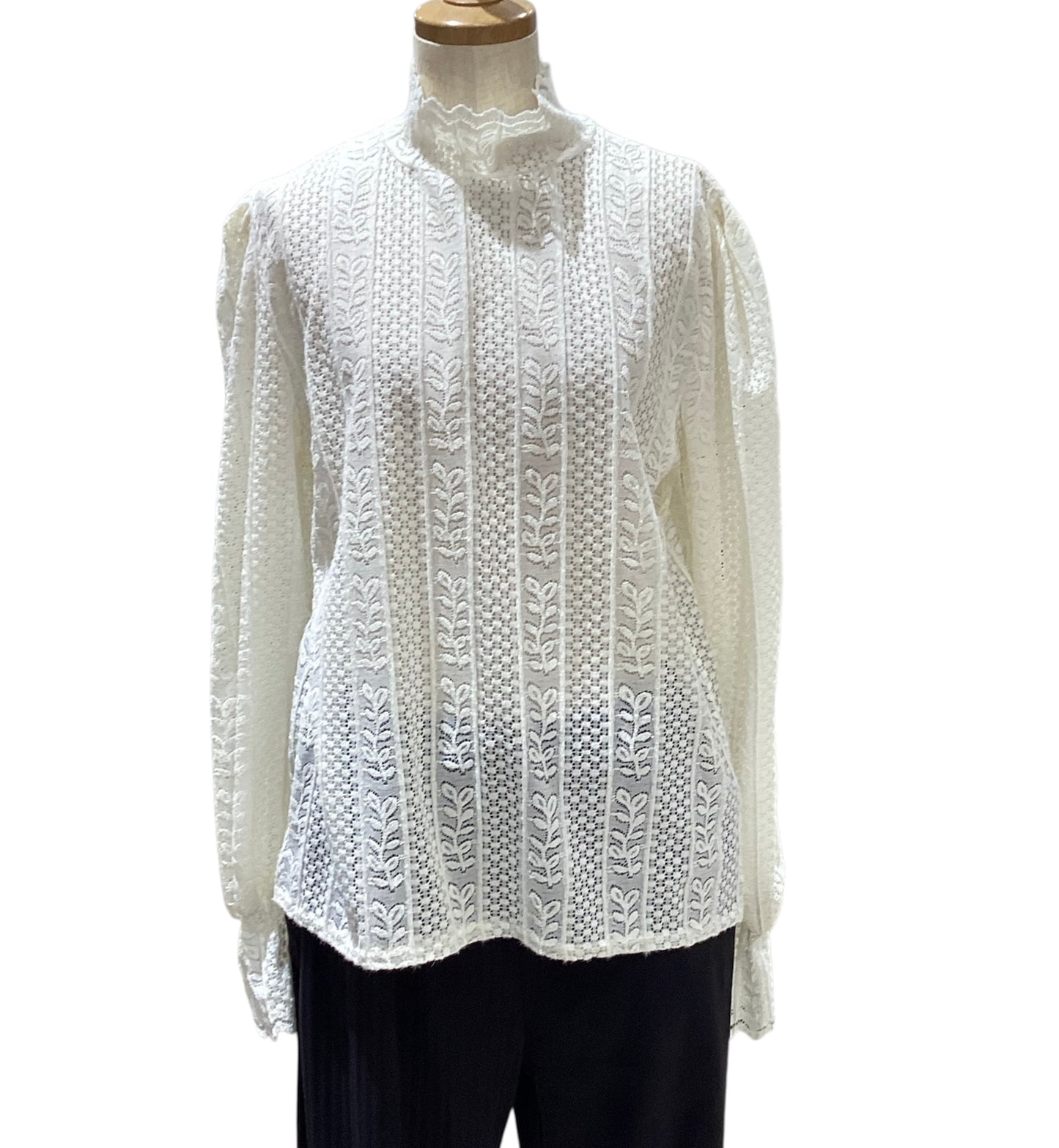 ◎肩パフレースTOPS