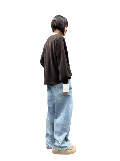 【予約商品11月末〜12月初】ayane 接結天竺ウォームカーディガン