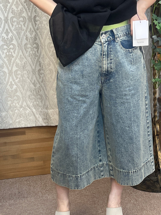 デニムハーフパンツ