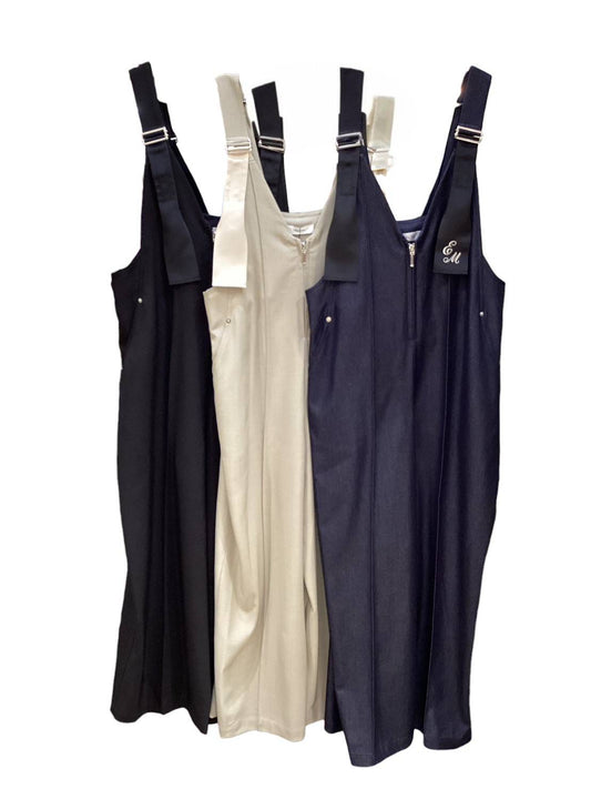 ◎Eimee Law ペインターロゴ刺繍サロペット