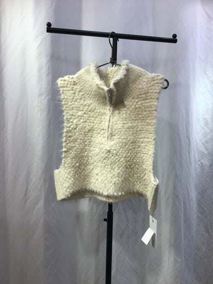 ☆vingtroisハーフZIPニットベスト