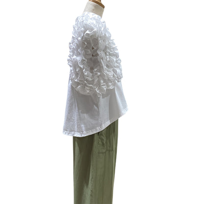 ◎フリルデザインノースリTOPS