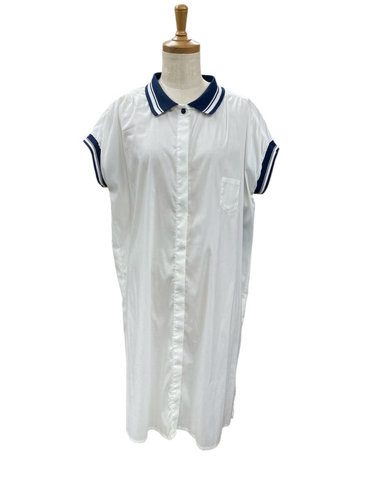 EGLANTINE ポロ衿チュニックブラウス