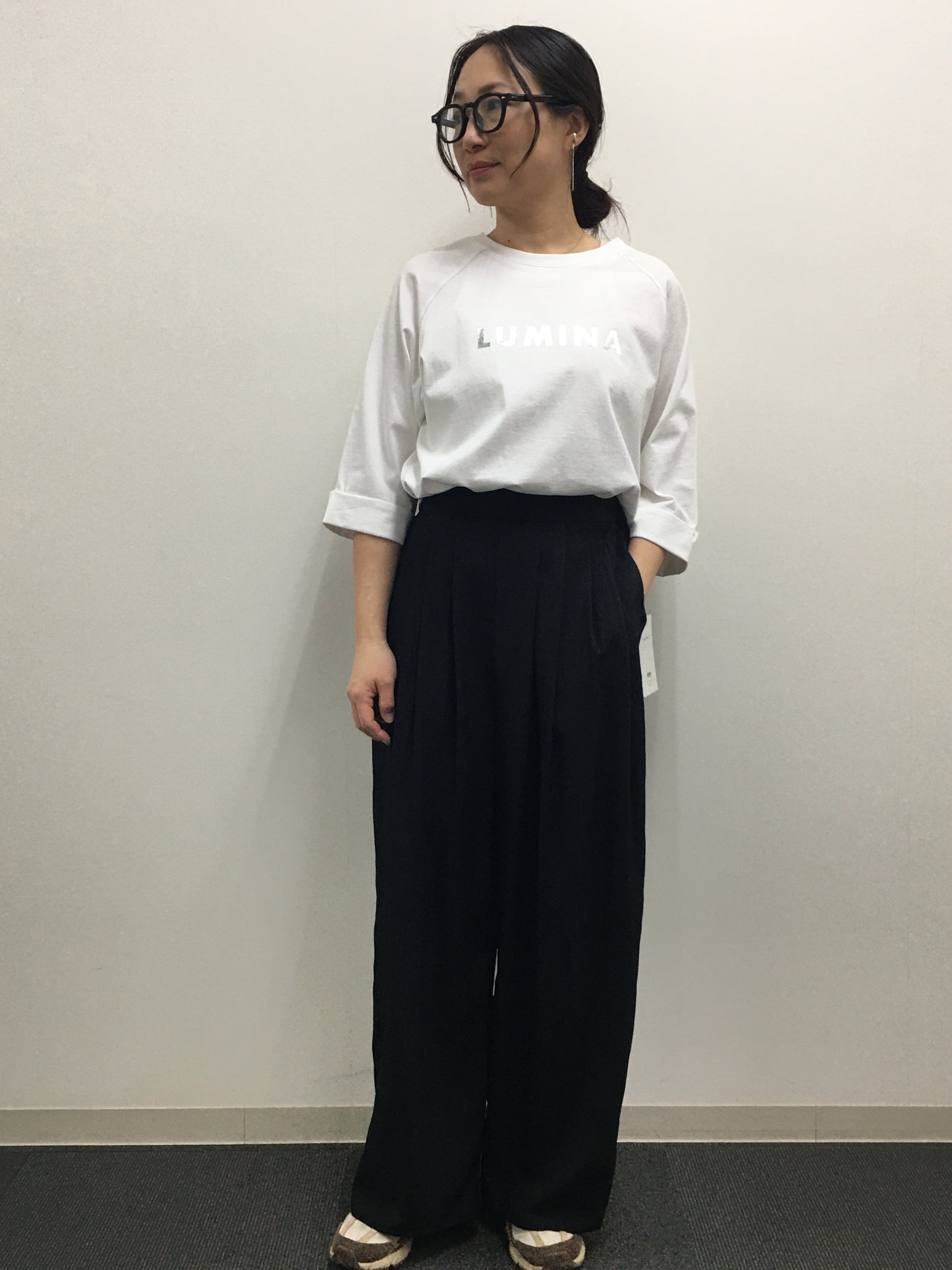 ☆予約clocheビンテージポリナイロンタックパンツ【即日決済で次から使える10%還元クーポンがもらえます】