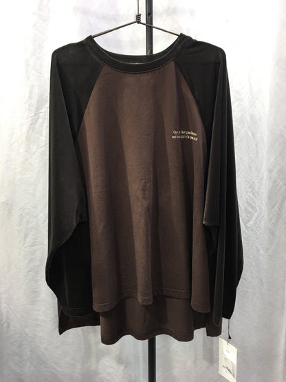 ☆CLOCHE袖シアーベロアT