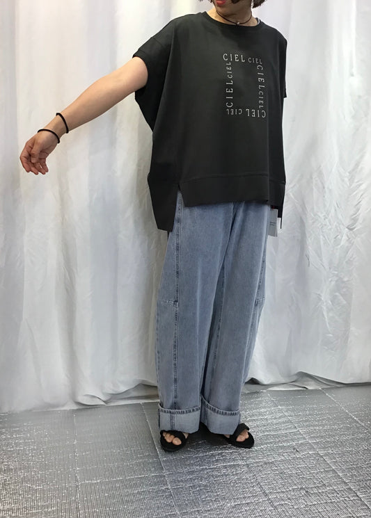 ☆dignite collier ロゴワイドヘムT