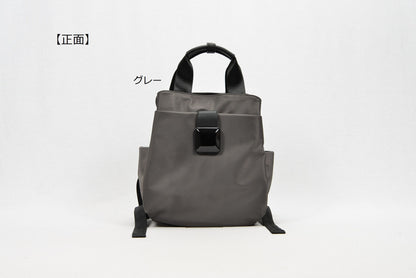LAMBMOOE  ブラックスクエア　リュック