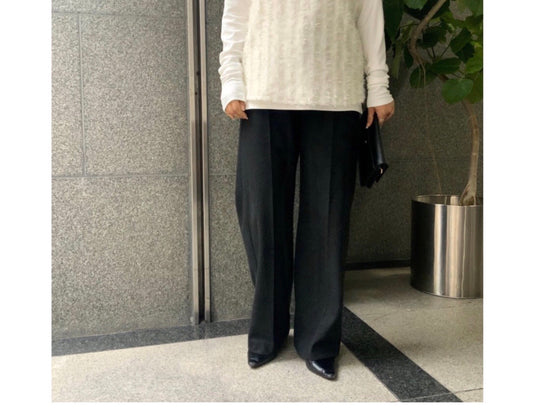 ☆予約商品ANNA KERRY ストレッチカットソーパンツ【11月末入荷予定】