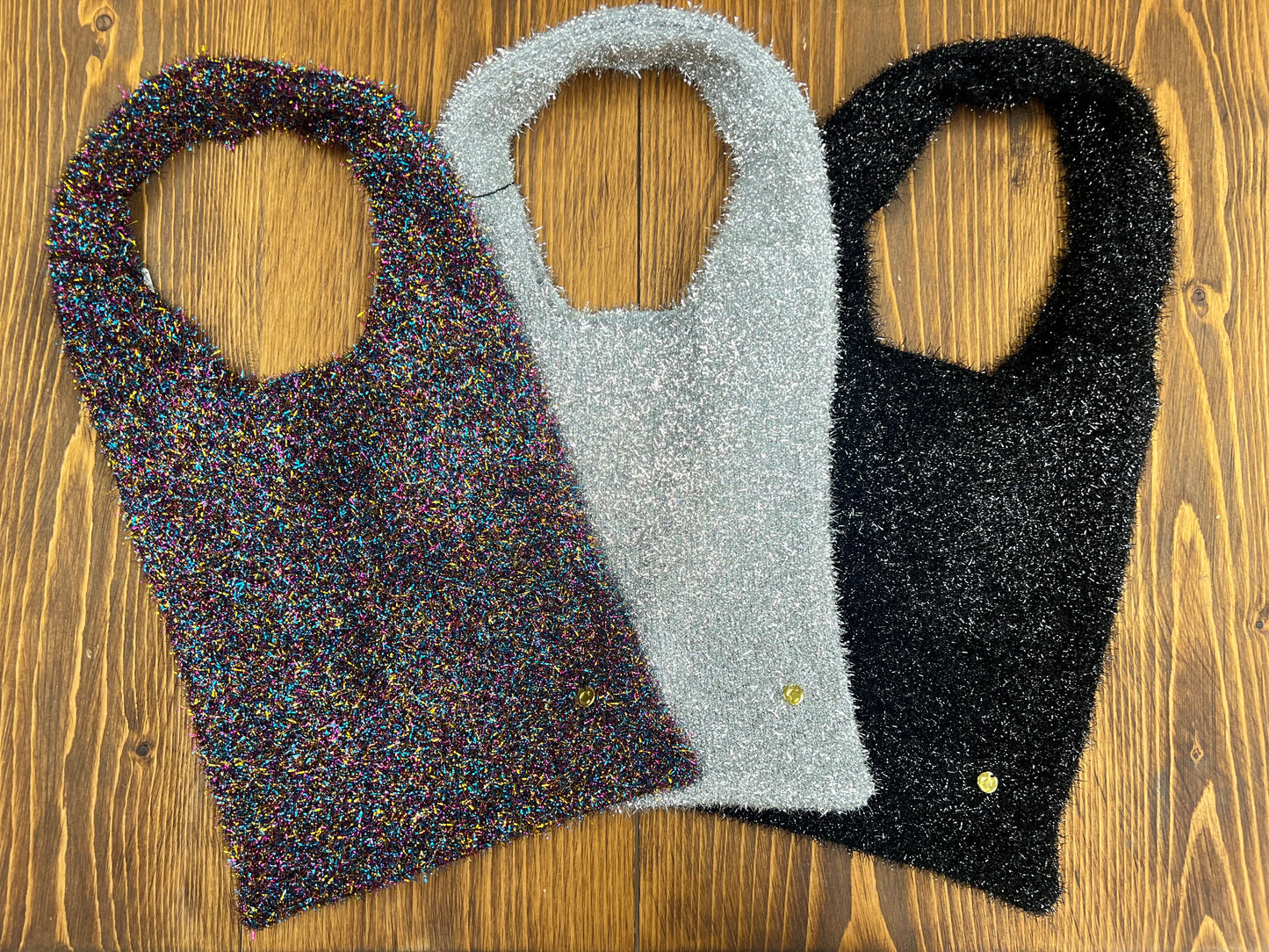 O'HOVE DE MUSEE ラメニットバッグ