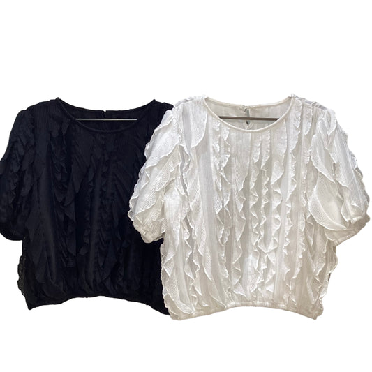 ◎フリルライントップス